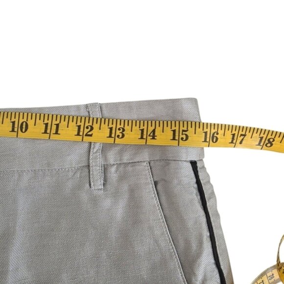 Smythe Grey Slacks with Side Piping Size 4 - Picture 10 of 12